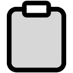 Clipboard SVG Icon